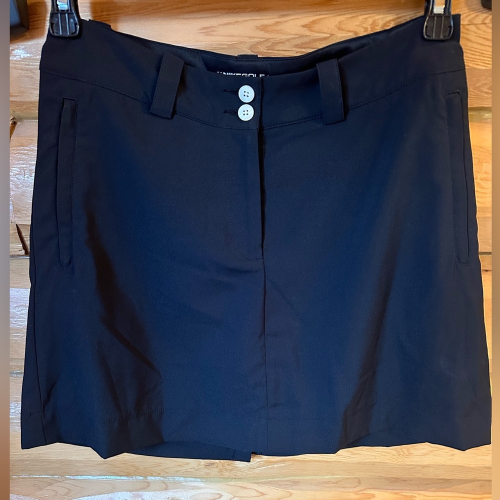 Nike Black Midi Golf Skort